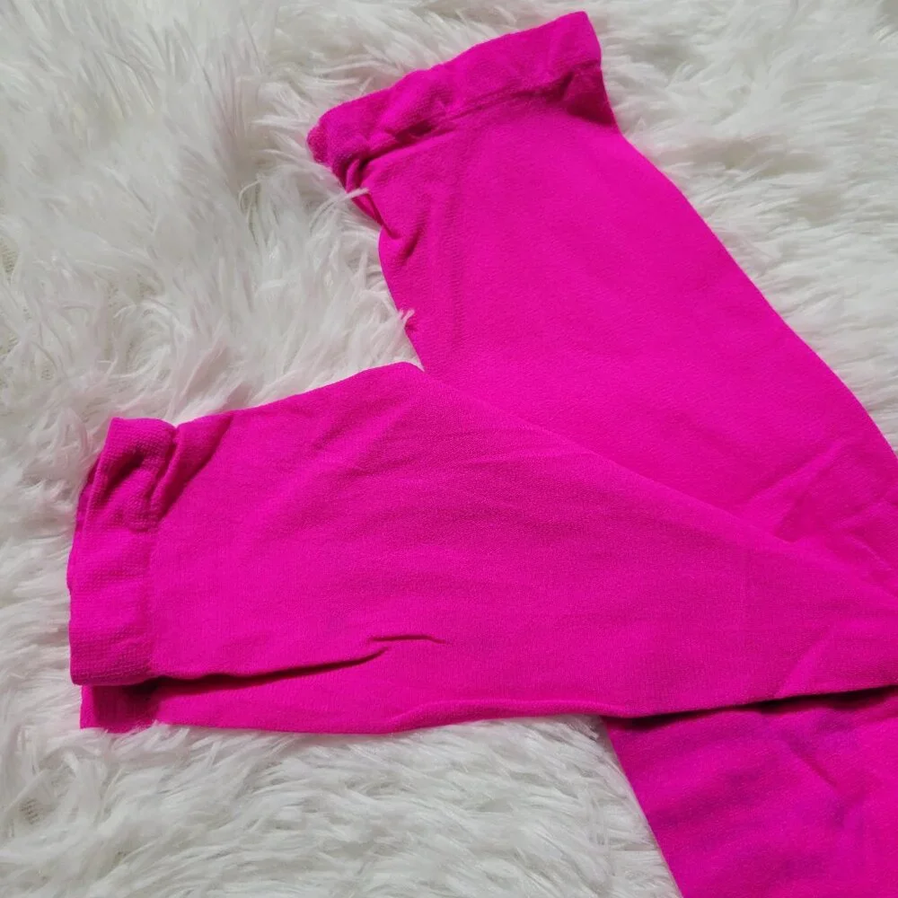 Hot Pink Footless Tights